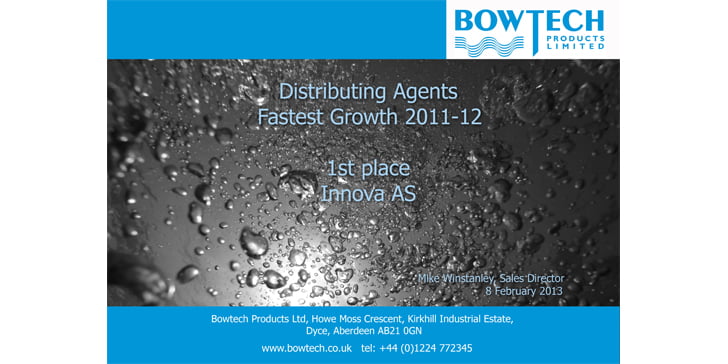 BOWTECH AWARDS INNOVA TOP SALES AND FASTEST GROWTH AWARDS pic no 1