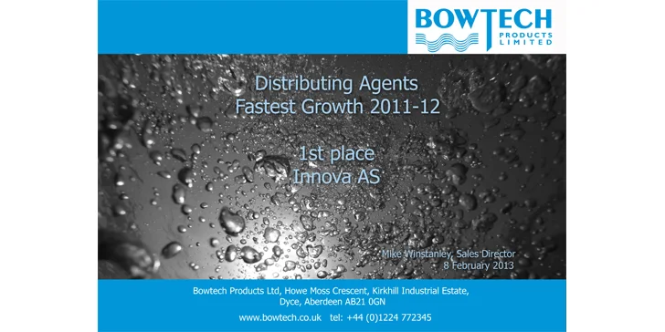 BOWTECH AWARDS INNOVA TOP SALES AND FASTEST GROWTH AWARDS pic no 1 BOWTECH AWARDS INNOVA TOP SALES AND FASTEST GROWTH AWARDS pic no 1