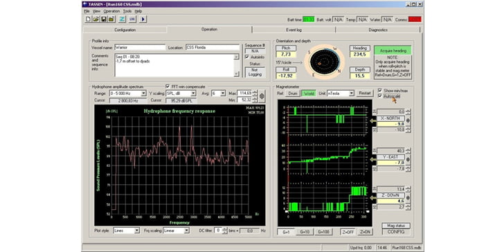 software for tactical sensor unit