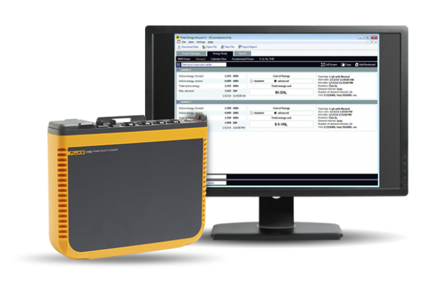 logger fluke 1748 with software