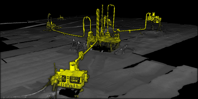 dynamic laser scanning skid