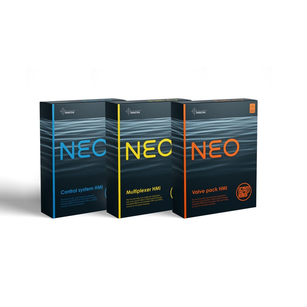 Fictional illustration of software packaging regarding the HMI software